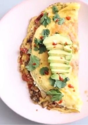 Une photo de Omelette composée
