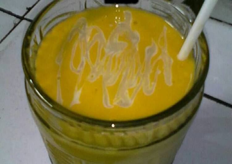 Jus mangga rasa permen karet,mudah bgt