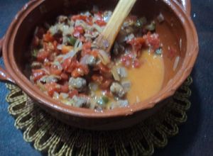 Una foto de Pierna de cerdo a la mexicana con pulque y epazote las Correa