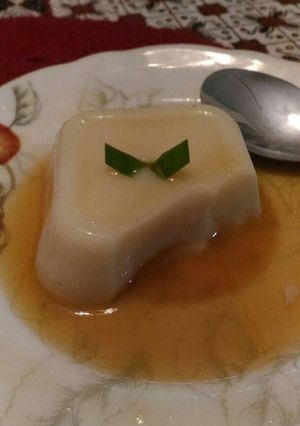 Foto resep Pannacotta Kedelai Saus Gula Jahe