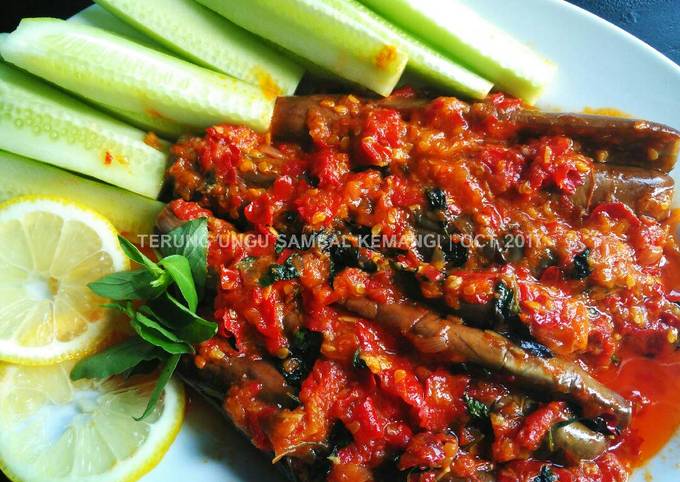 Resep Terung Ungu Sambal Kemangi, Bikin Ngiler