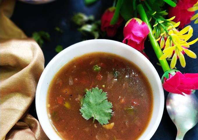 Easiest Way to Prepare Speedy Mixed Veg Hot and Sour Soup