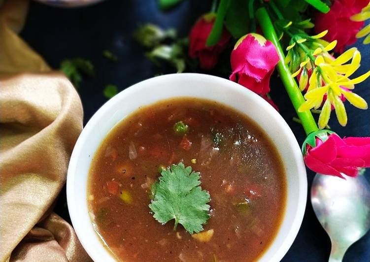 Recipe of Homemade Mixed Veg Hot and Sour Soup