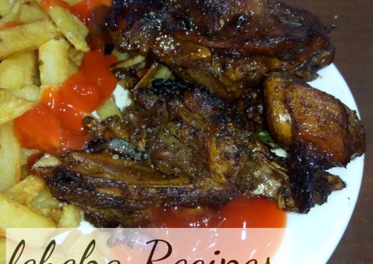 Simple Way to Prepare Homemade Goat Meat Arosto