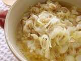 ginger broth rice