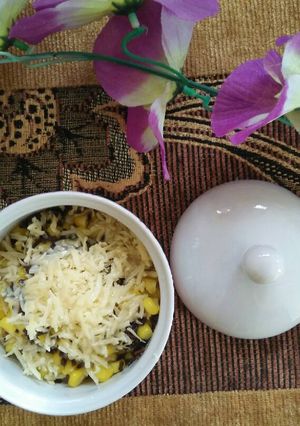Foto resep Jagung kukus keju coklat