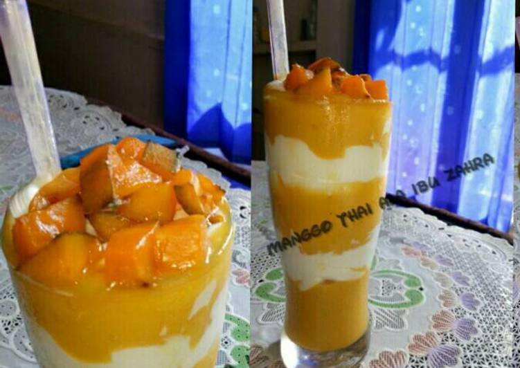 Cara Gampang Menyiapkan Manggo Thai Ala Ibu Zahra yang Enak