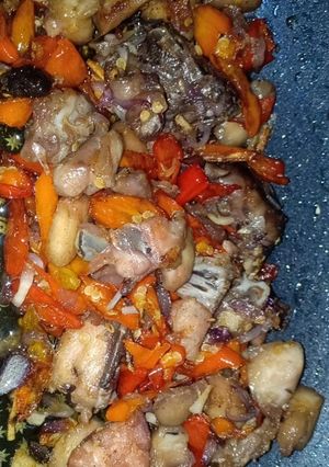 Foto resep Ayam rica rica #juliaagustina