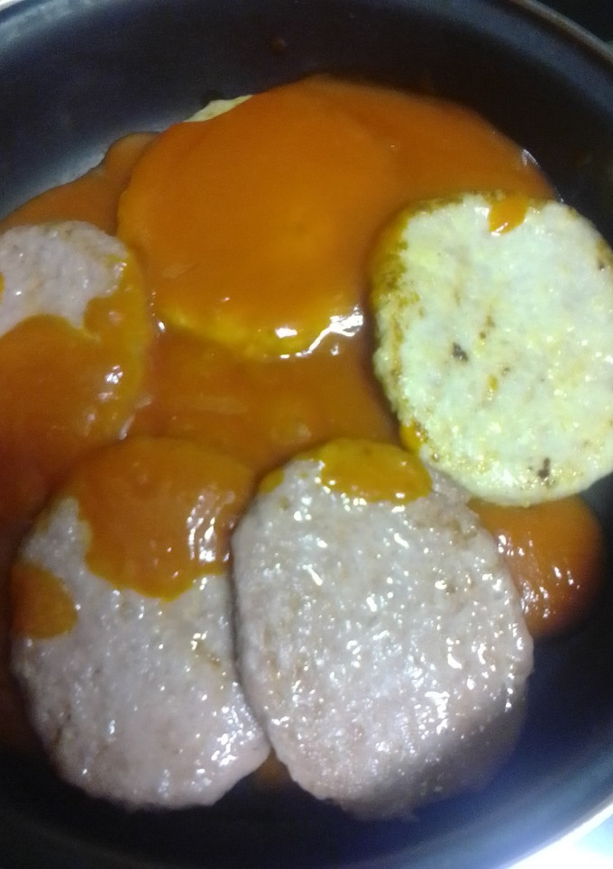 Una foto de Hamburguesas con tomate tipo casero