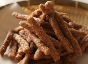 A picture of Brown Sugar Karintou (Sweet Deep-Fried Brown Sugar Snacks).