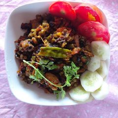 A picture of French bean veg recipe / simple and easy / tasty recipe.