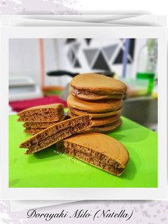 Foto resep Dorayaki Milo isian Nutella