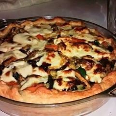A picture of Roasted Vegetables Pie.