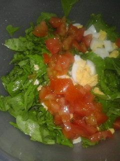 Una foto de Ensalada fresca fácil de rúcula