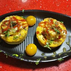 A picture of Maize & soya flour mix muffins stuffed by Nutritional things.