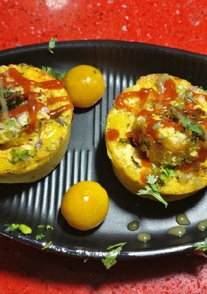 A picture of Maize & soya flour mix muffins stuffed by Nutritional things.