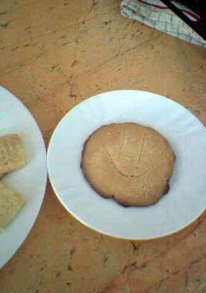 A picture of short bread.