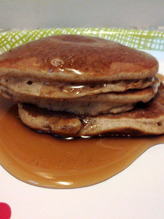 A picture of cinnamon brown sugar pancakes.