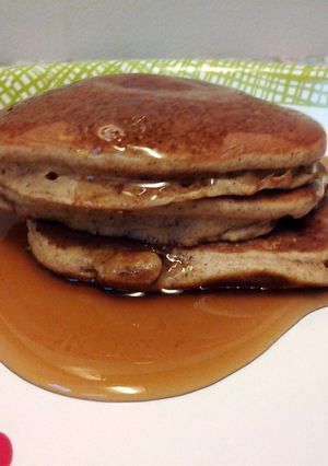 A picture of cinnamon brown sugar pancakes.