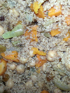 A picture of Moroccan Couscous with Butternut Squash.