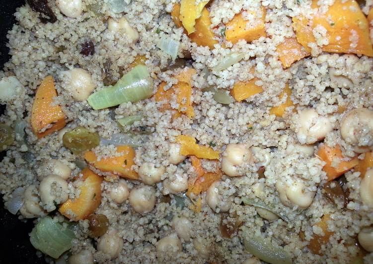 Easiest Way to Make Homemade Moroccan Couscous with Butternut Squash