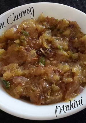 A picture of Onion chutney.