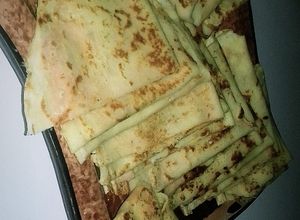 صورة لوصفة وصفة كريب مالحة