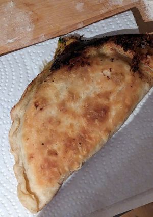 A picture of Brie and Mango Empanadas.