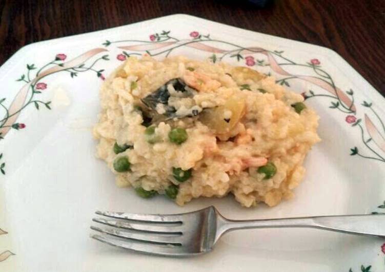 Recipe of Favorite Cheesy Rice with prawns