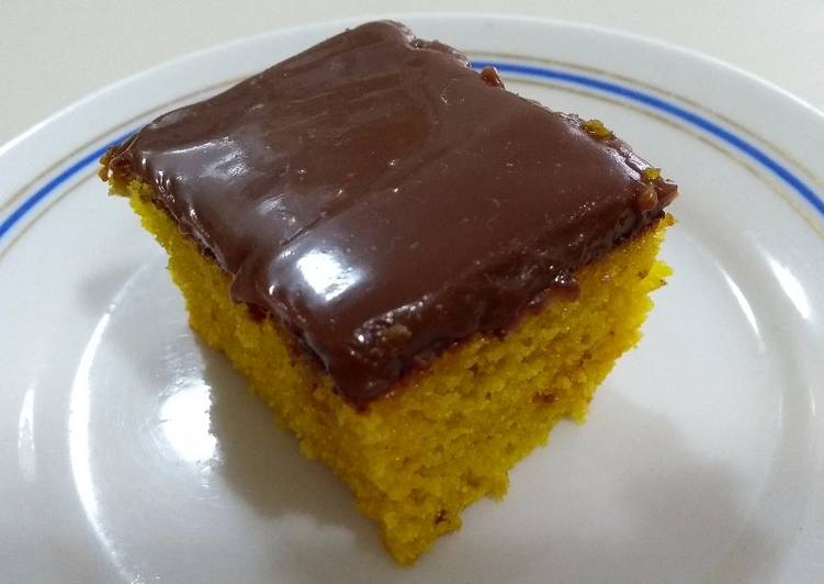 Bolo de cenoura sem lactose