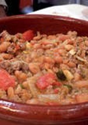 A picture of Chicken and Sausage Cassoulet Recipe.