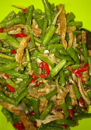 Foto resep Tumis kacang panjang