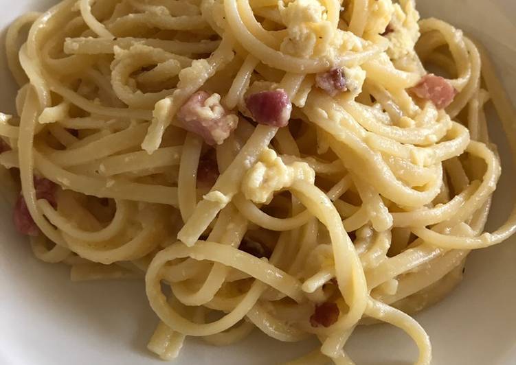 Recipe of Favorite Carbonara - the Italian way