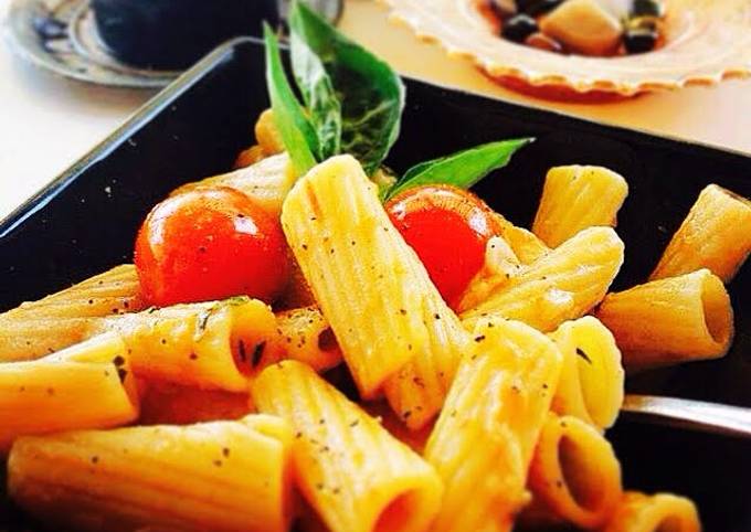 Easiest Way to Prepare Quick Basil Penne with Cherry Tomato