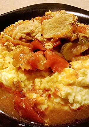 A picture of Pork Cacciatore.