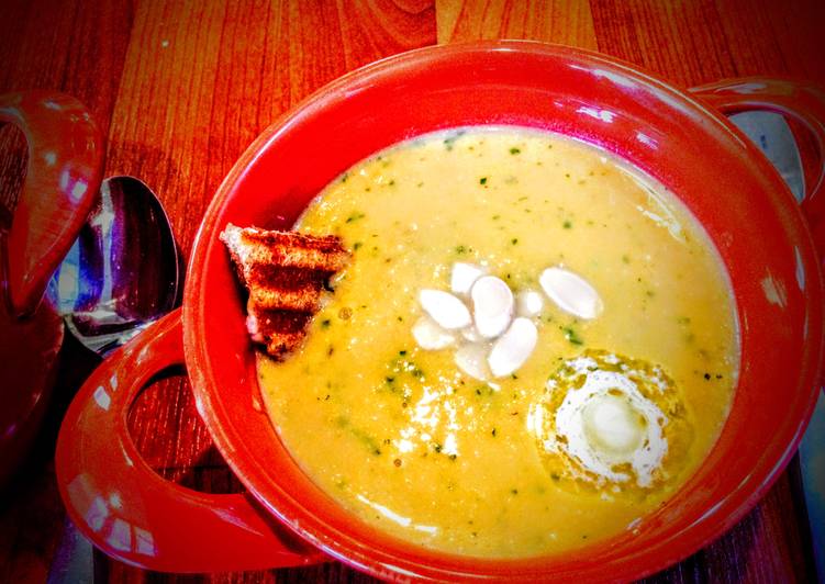 Recipe of Any-night-of-the-week Piri Piri Spiced Sweet Potato and Leek Soup