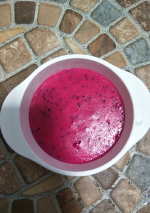 Foto resep 7.Puding Naga (MPASI 11M+)