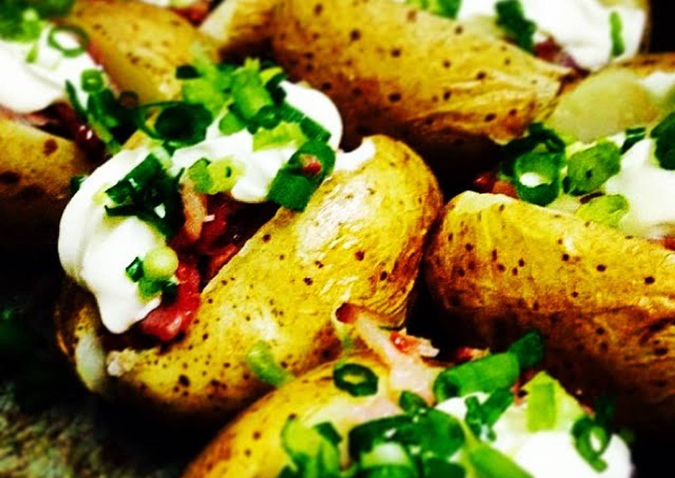 Light baked potatoes