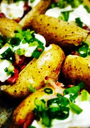 A picture of Easy Jacket Potatoes.