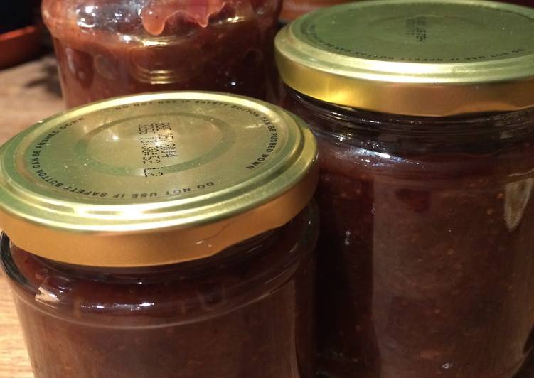 Recipe of Ultimate Spiced Plum And Fig Chutney