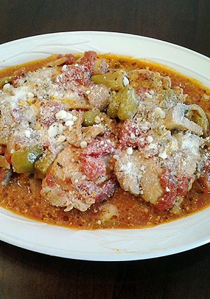 A picture of Chicken Cacciatorie.