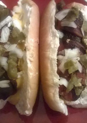 A picture of Bacon Wrapped Hotdogs.