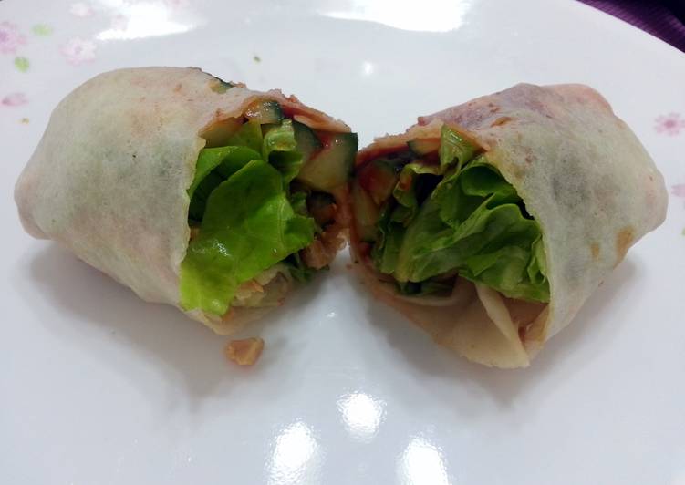 Simple Way to Make Any-night-of-the-week Fresh Spring Roll / Popiah