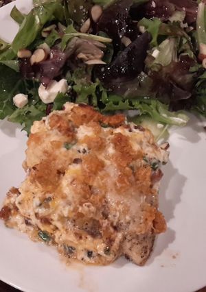 A picture of Low Carb Jalapeño Popper Chicken.