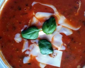 The New Way Prepare Recipe Fresh tomato soup Restaurant Style