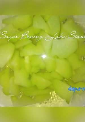 Foto resep Sayur Bening Labu Siam