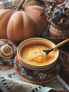 Фото 🧡«Тыквенная каша на молоке с пшеном»🧡.