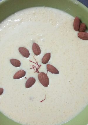 A picture of Shahi phirni.