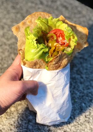 Una foto de Wraps vegetarianos 🌯