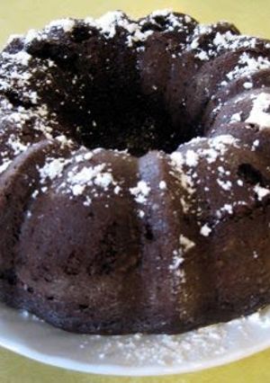 A picture of Madison's Moist Chocolate Bundt Cake.